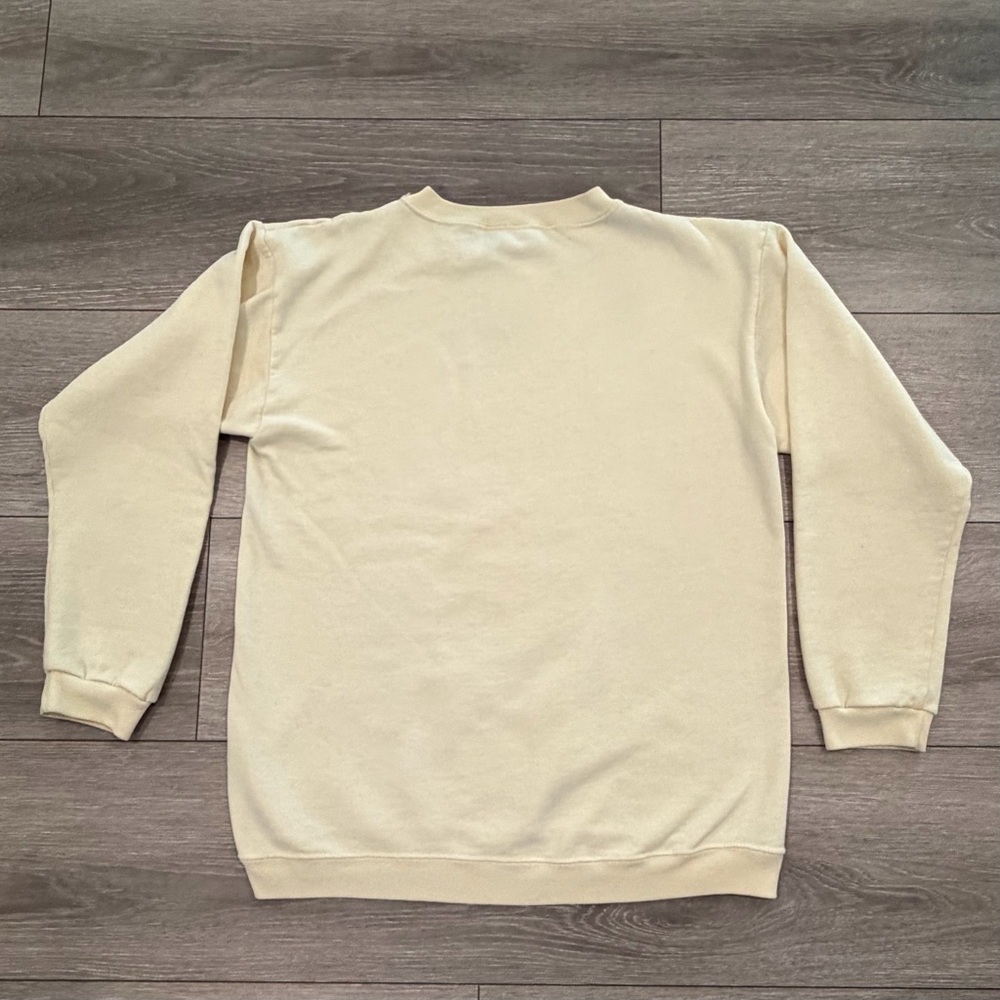 Vintage Wisconsin Badgers Rose Bowl 1994 Crewneck Sweatshirt Cream NCAA Women Sm - Picture 3 of 14